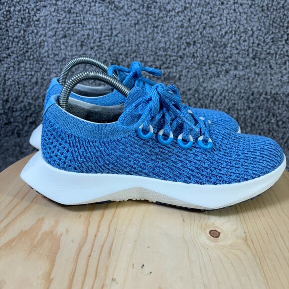 Allbirds Tree Dasher 2 Running Shoe Womens Size 8 Blue Knit Gym Training Sneaker - Picture 3 of 8